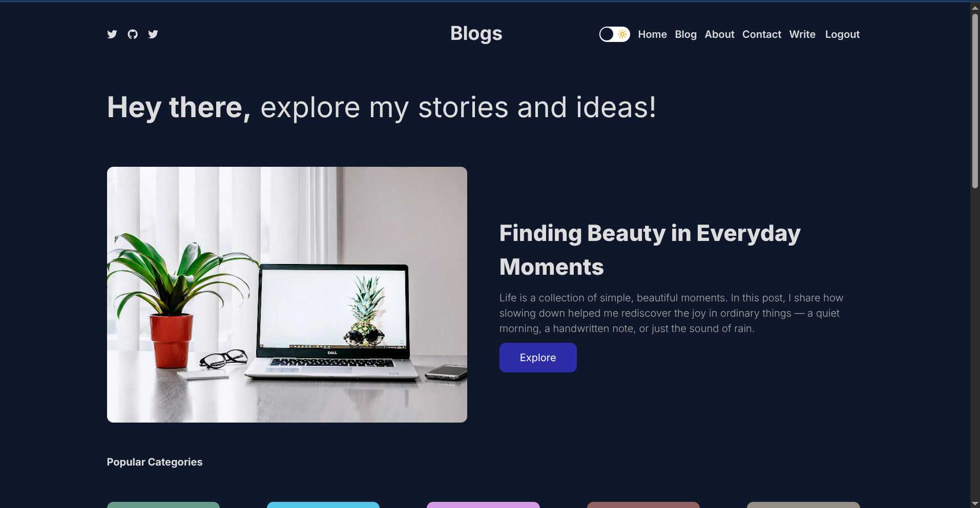Blog App